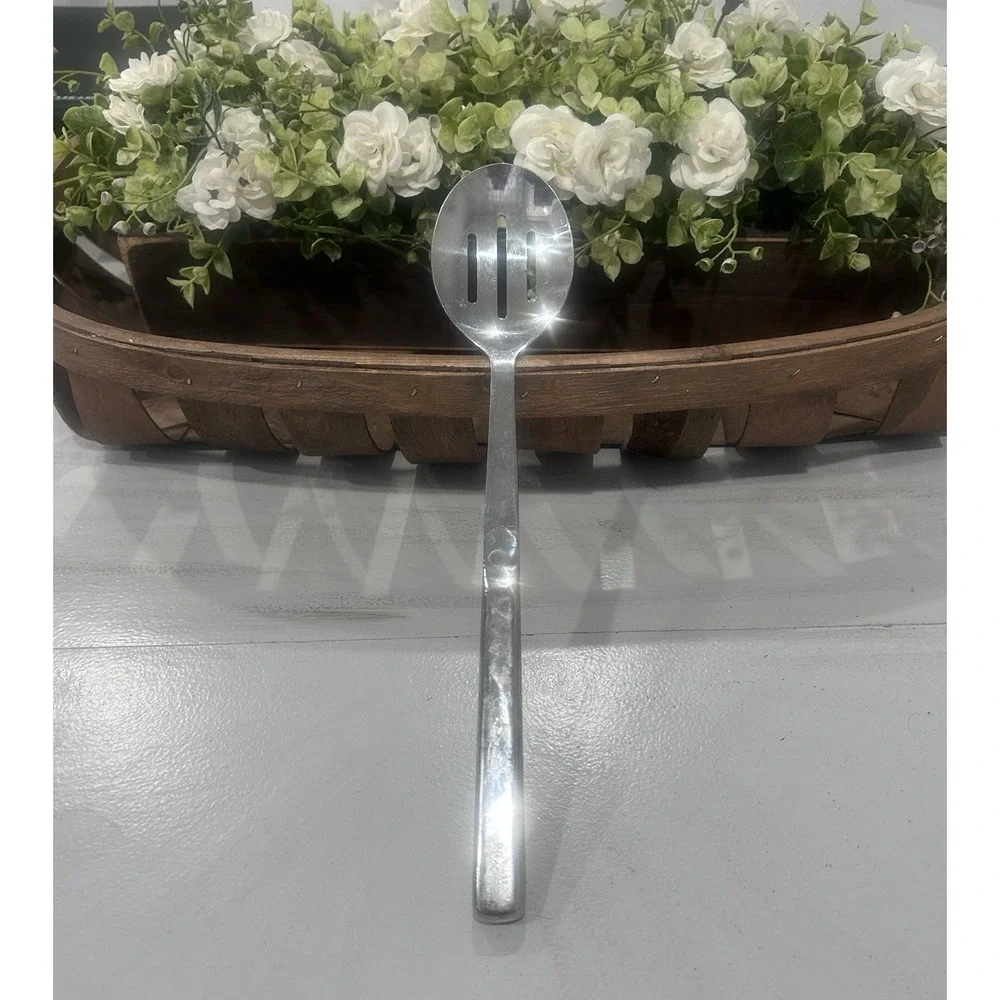 MCM Stainless Steel Serving Spoon Set of Two Serving Spoons